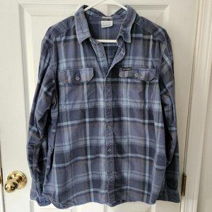 Columbia corduroy plaid shirt
